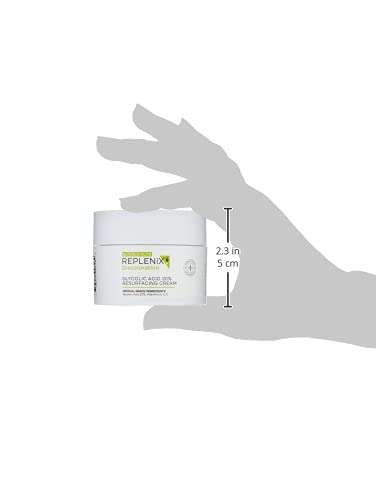 Replenix Glycolic Acid 20% Resurfacing Cream – Hydrating, Lightweight Exfoliating Face Moisturizer (1.7 oz)