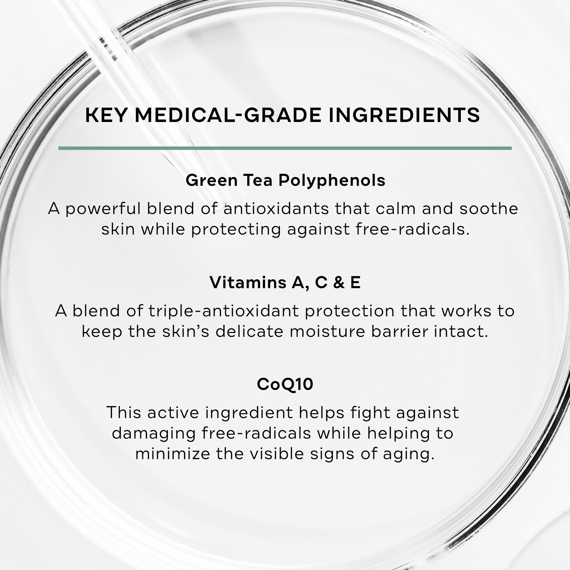 Replenix Green Tea Gentle Soothing Facial Cleanser – Medical-Grade Sensitive Skin, 6.7 fl oz (New Packaging)