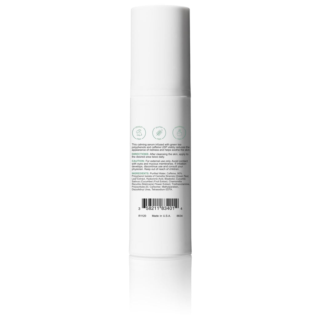 Replenix Medical-Grade Caffeine Fortified Calming Serum with Hyaluronic Acid for Sensitive Skin | 1 Fl. Oz