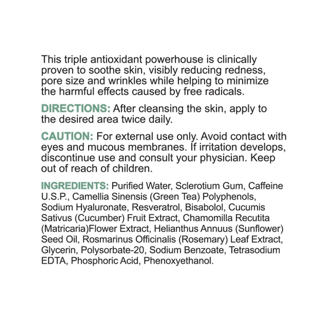 Replenix Redness Reducing Triple AOX Serum | Hydrating Antioxidant Facial Treatment