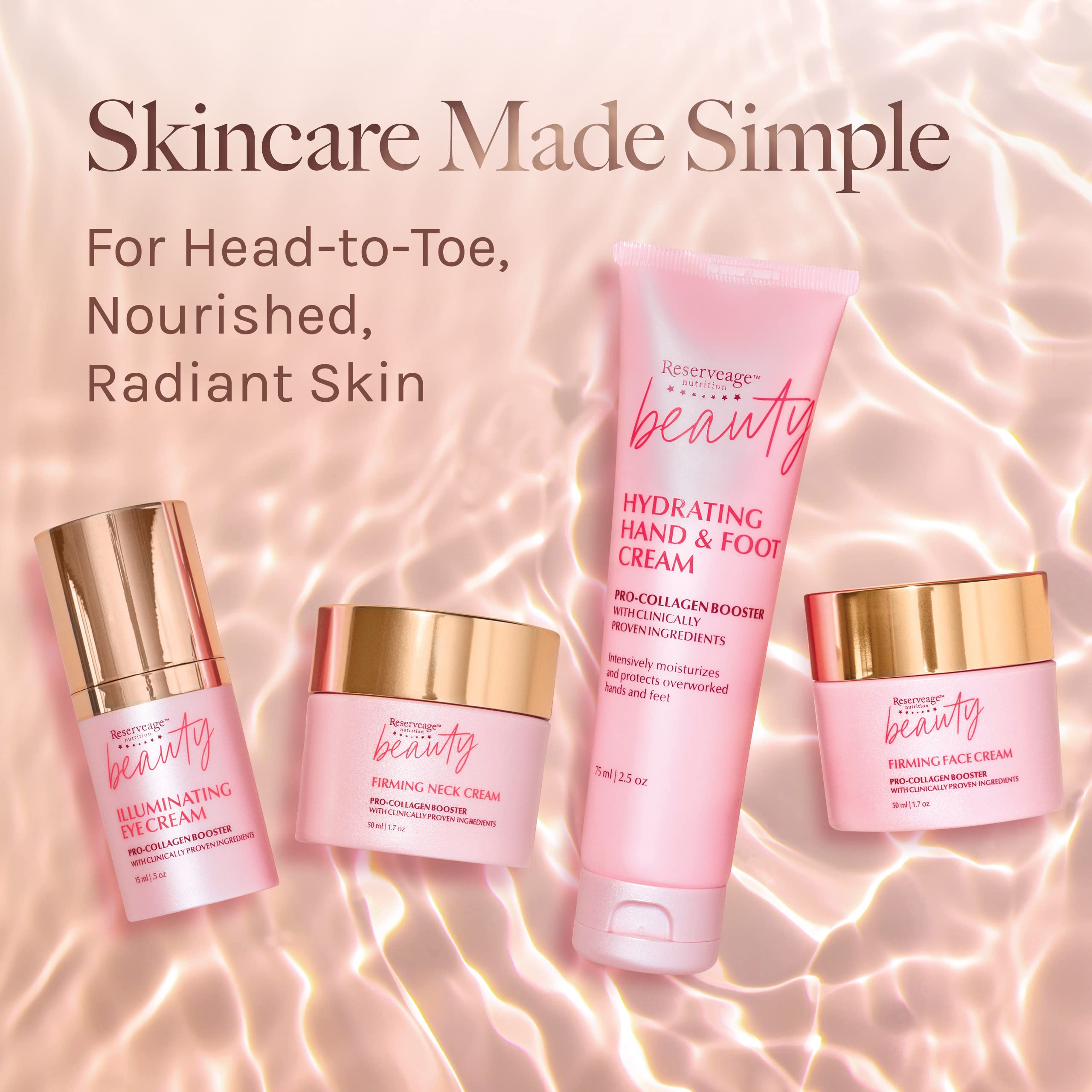 Reserveage Beauty Firming Face Cream – 1.7 oz | Copper Peptide Moisturizer