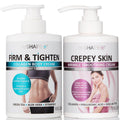 Reshape+ Collagen Body Cream + Crepey Skin Treatment Set — Hydration & Firming (15 oz x 2)