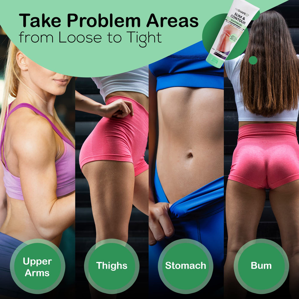 Reshape+ Anti-Cellulite Skin Tightening Gel – 8 fl oz (2-Pack)