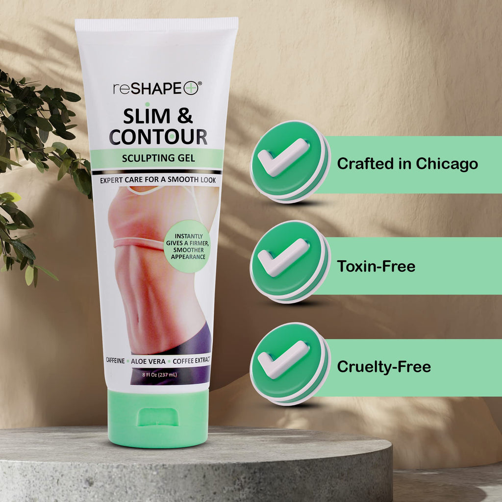Reshape+ Anti-Cellulite Skin Tightening Gel – 8 fl oz (2-Pack)