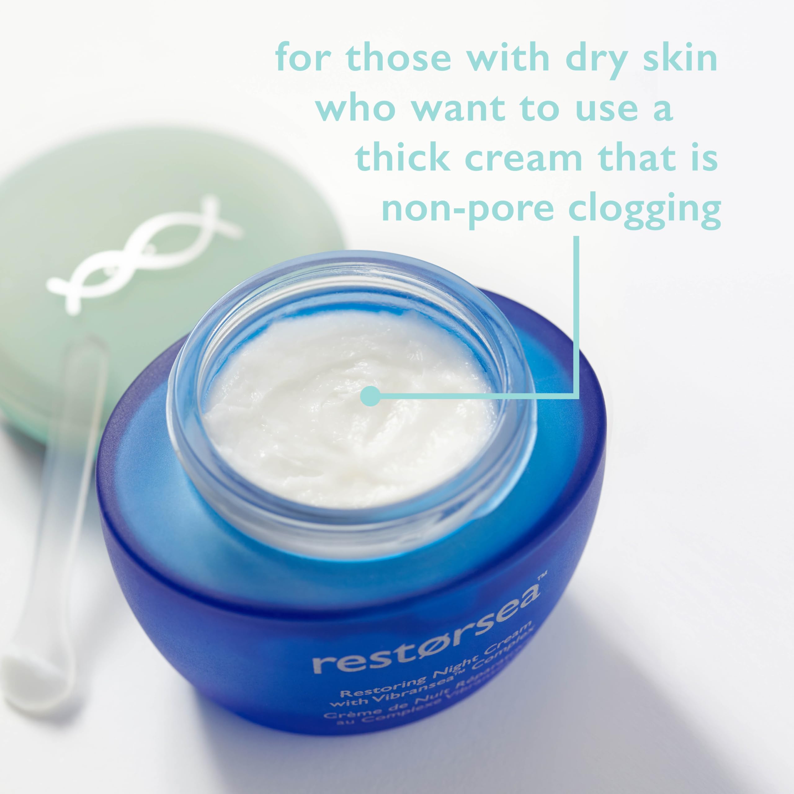 Restorsea Restoring Night Cream – Hydrating, Hypoallergenic Night Cream for Normal to Dry Skin | Vibransea Complex