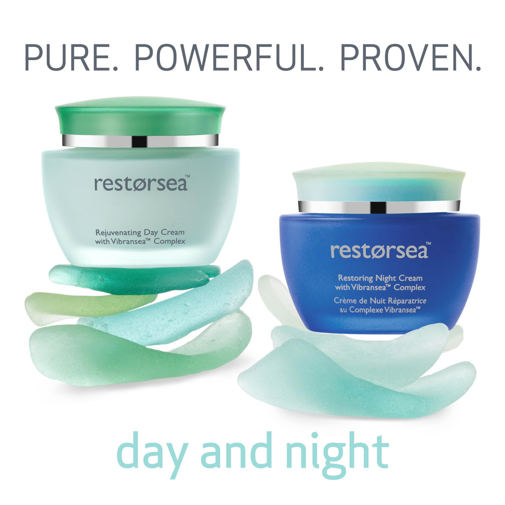 Restorsea Restoring Night Cream – Hydrating, Hypoallergenic Night Cream for Normal to Dry Skin | Vibransea Complex