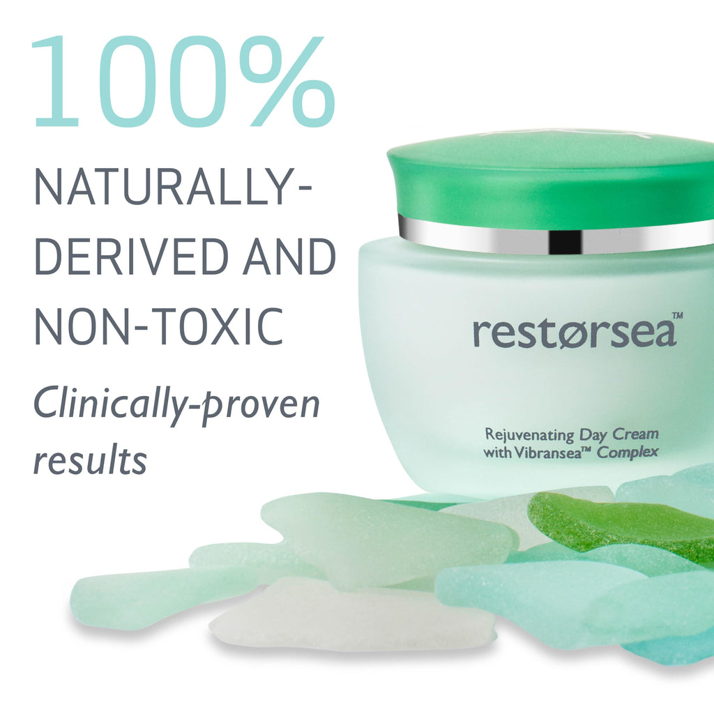 Restorsea Rejuvenating Day Cream – Moisturizer for Normal to Oily Skin with Vibransea Complex – Firms, Brightens & Evens Skin Tone – 1.7 oz
