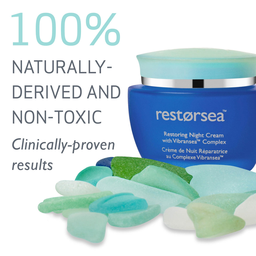 Restorsea Restoring Night Cream – Hydrating, Hypoallergenic Night Cream for Normal to Dry Skin | Vibransea Complex