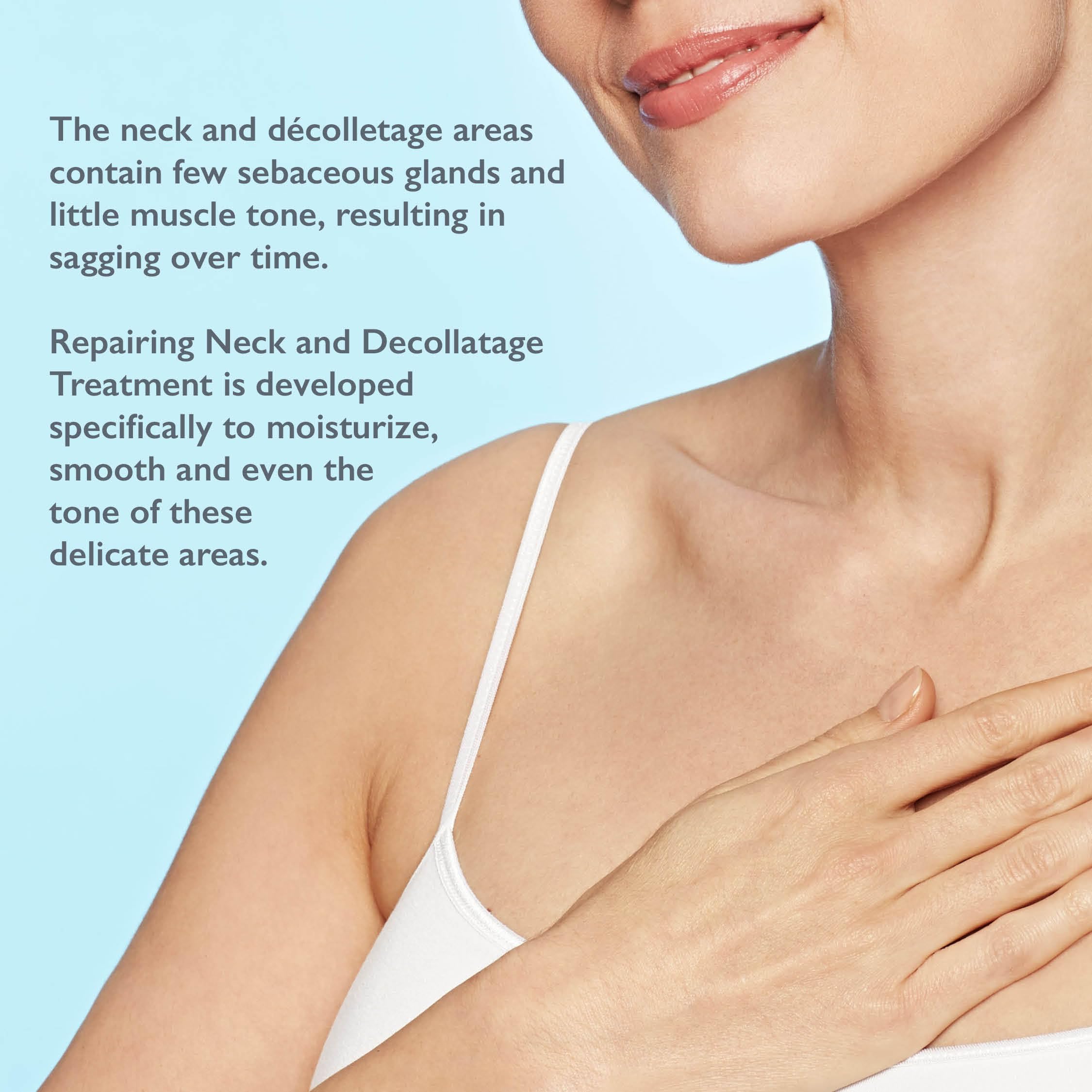 Restorsea Repairing Neck & Decolletage Treatment – Vibransea Complex | Smooth Neck & Chest