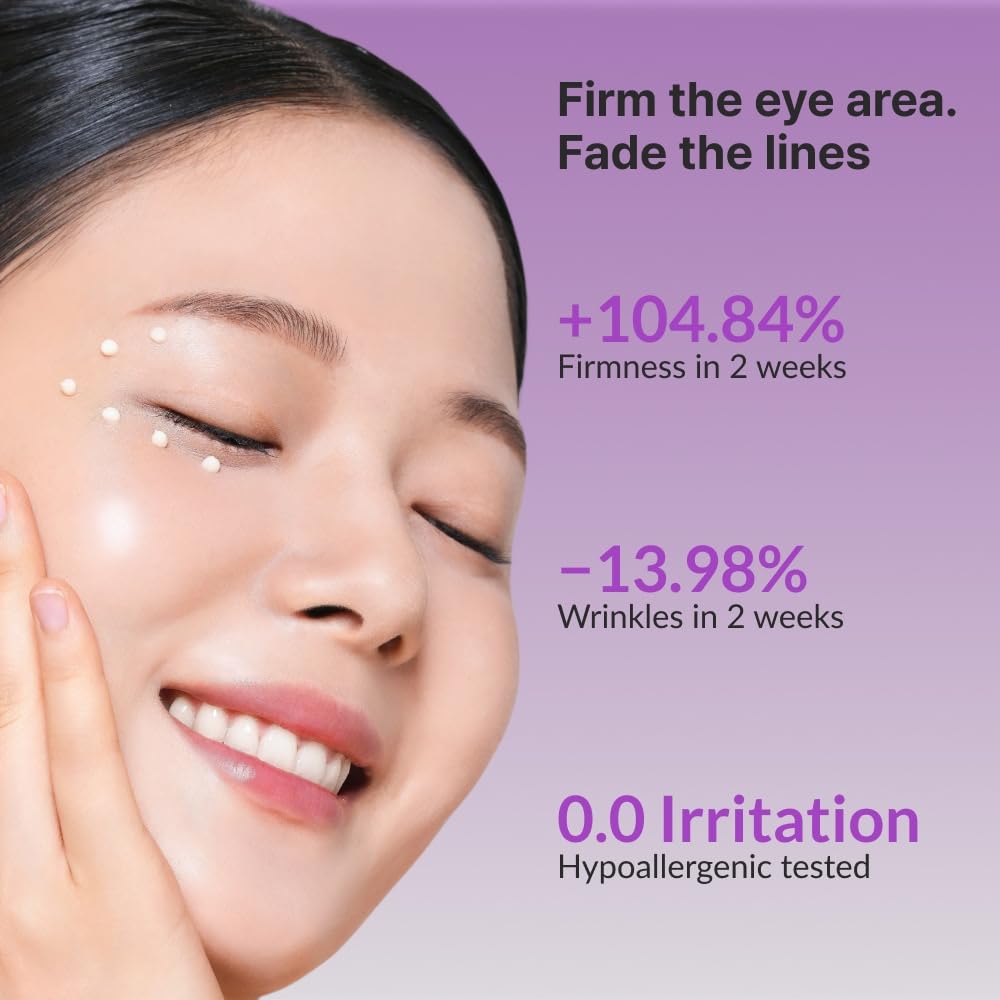 RETURNU The Firm Eye Cream – Bakuchiol, Copper Peptides & Korean Thistle, Vegan Anti-Wrinkle & Firming (20ml)
