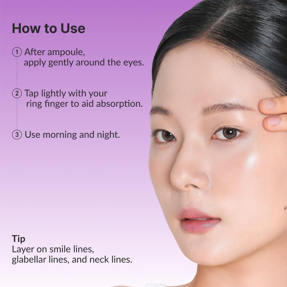 RETURNU The Firm Eye Cream – Bakuchiol, Copper Peptides & Korean Thistle, Vegan Anti-Wrinkle & Firming (20ml)