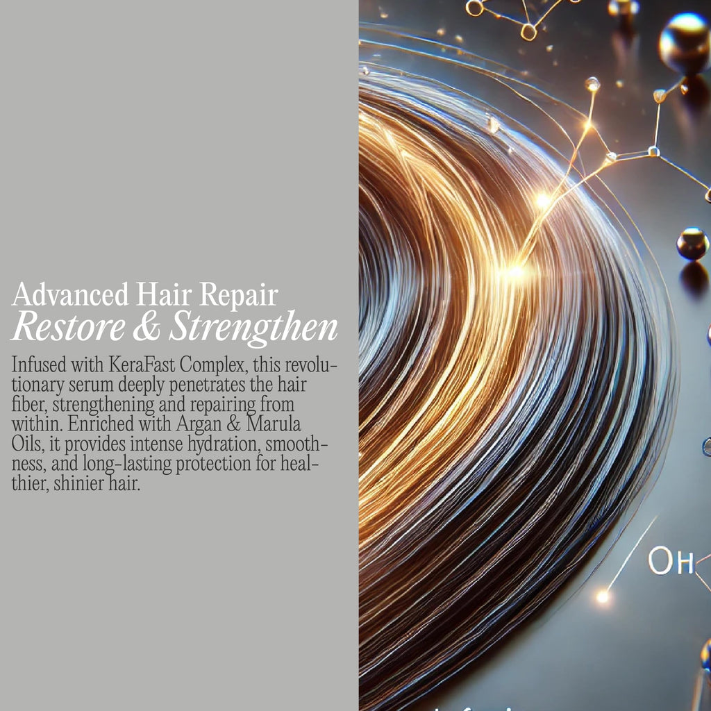 Rev320 Miracle 8 Keratin Hair Serum by K-Pure — Instant Deep Conditioning, Frizz Control, Shine