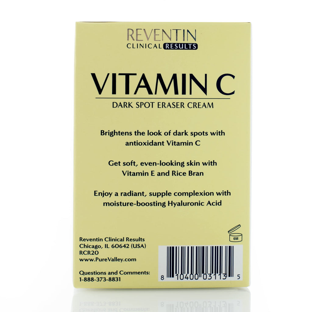Reventin Vitamin C Face Cream Dark Spot Eraser Hydration Firming 1.5 oz