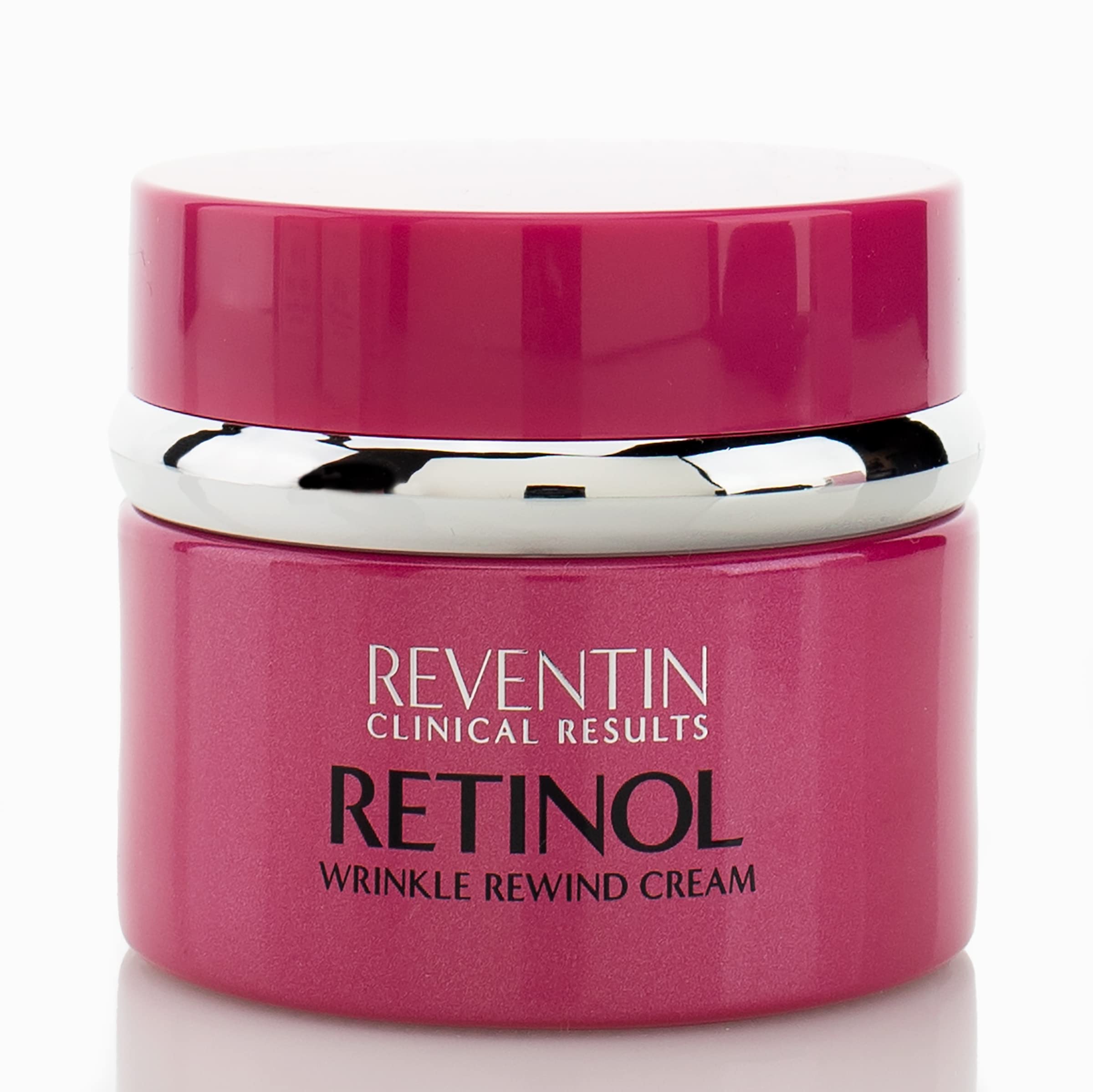 Reventin Clinical Results Retinol Wrinkle Rewind Night Cream – Anti Aging Moisturizer with Aloe Vera, Vitamin E, Niacinamide | 1.5 Fl Oz