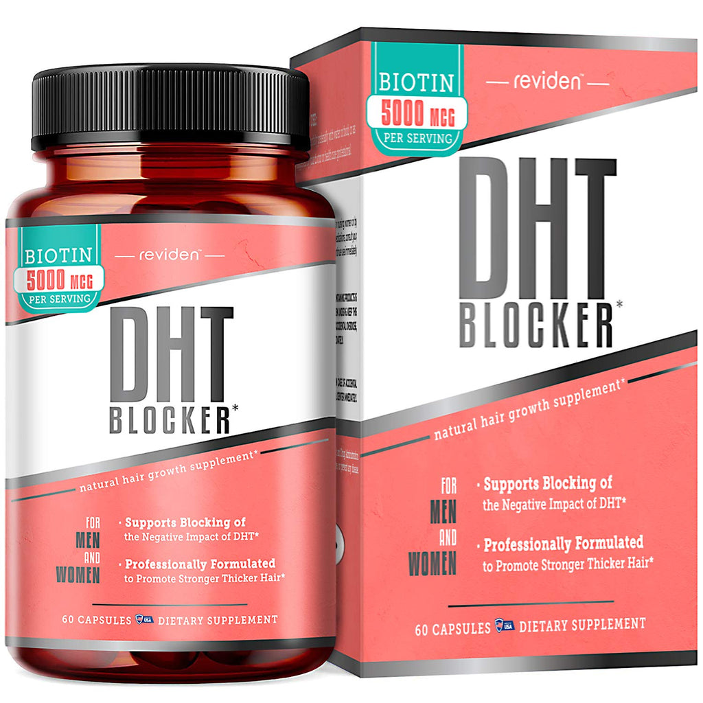 REVIDEN DHT Blocker for Hair Growth – Saw Palmetto, Biotin, Keratin & Collagen