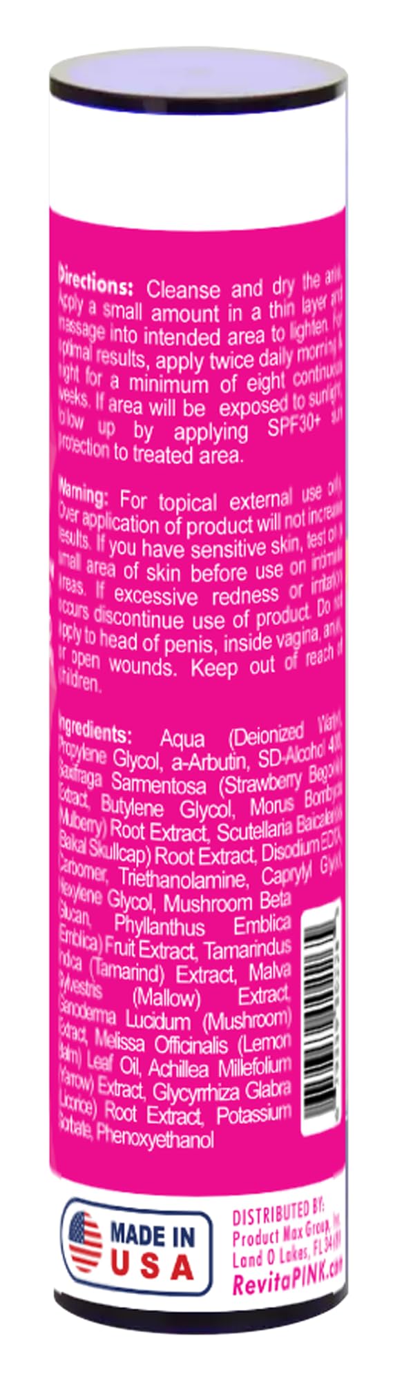 Revita PINK Brightening Cream for Intimate Areas – Underarms & Inner Thighs