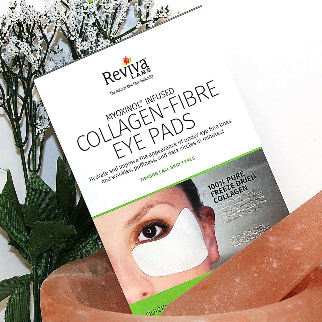 Reviva Labs Collagen Fibre Eye Pads – 6 CT | Refreshing Under-Eye Care