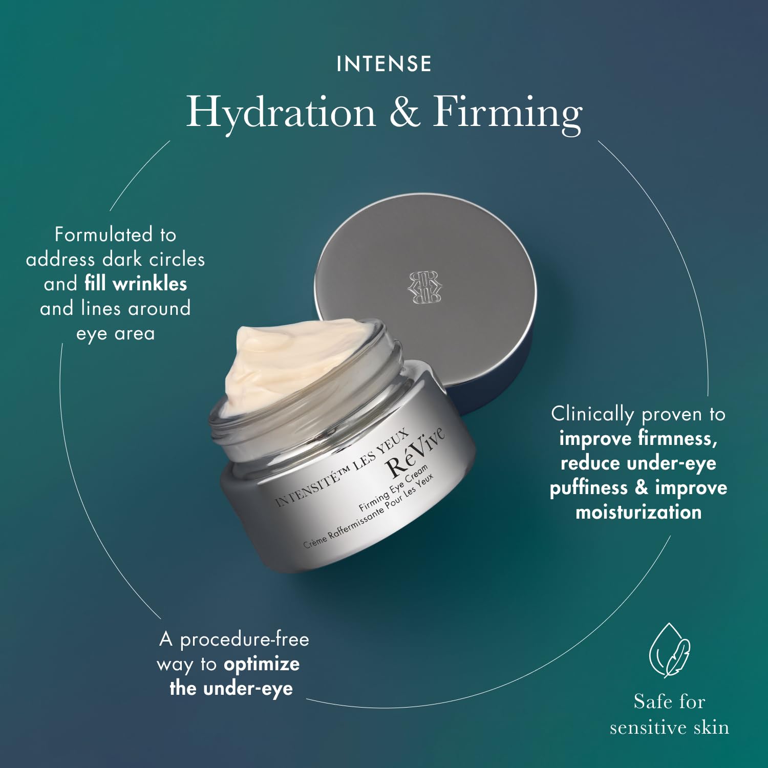 RéVive Firming Eye Cream – Hydrating Eye Treatment for Dark Circles & Puffiness (15ml)
