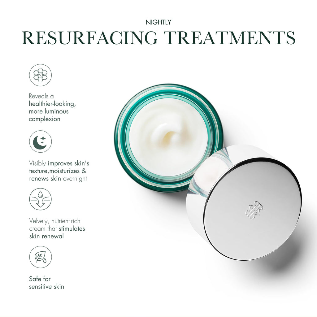 RéVive X Lele Sadoughi Renewal Night Cream ArtJar – Gentle Exfoliating Hydration, 2.5oz