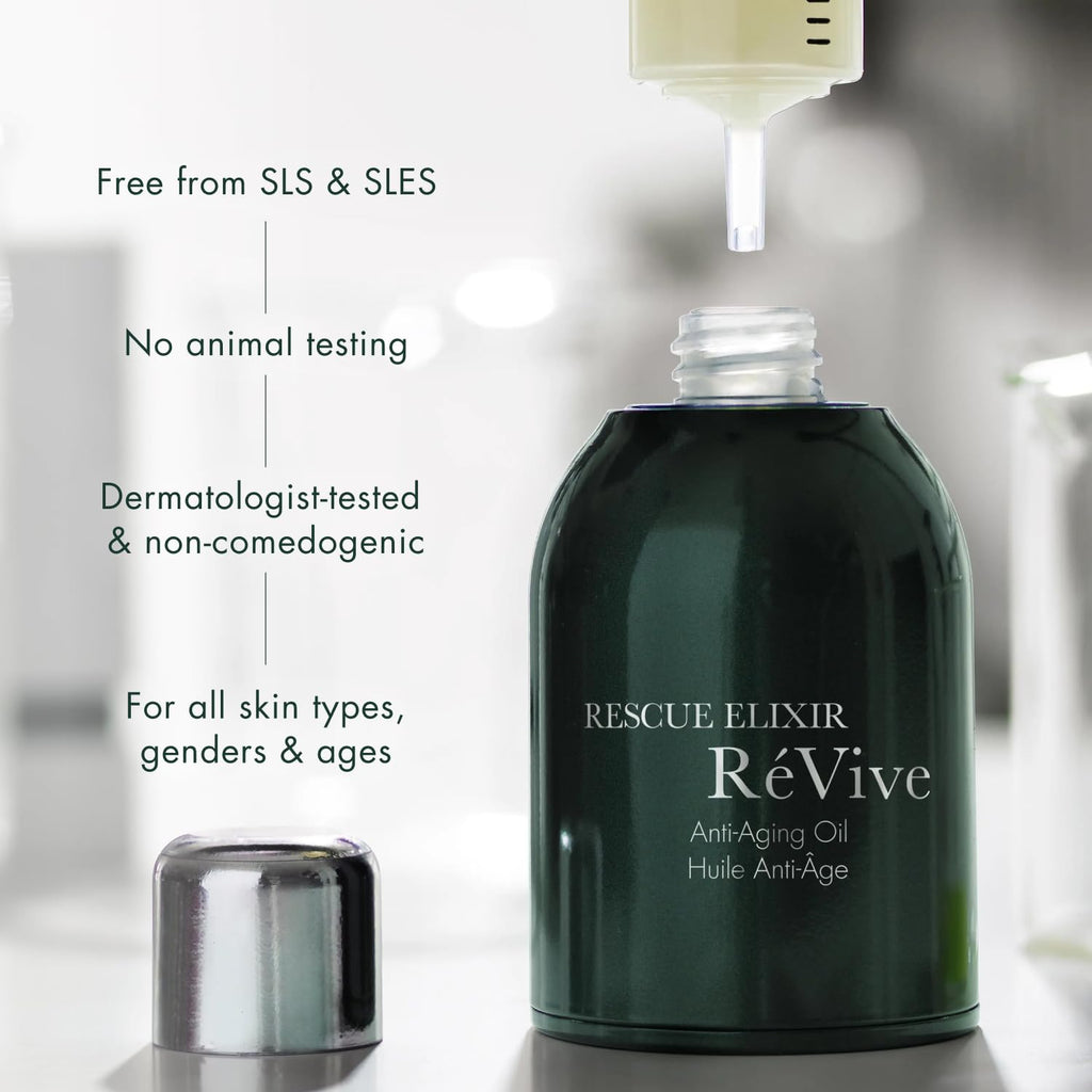 RéVive Rescue Elixir Overnight Face Oil – Hydration, Plump & Smoother Skin (30 ml)