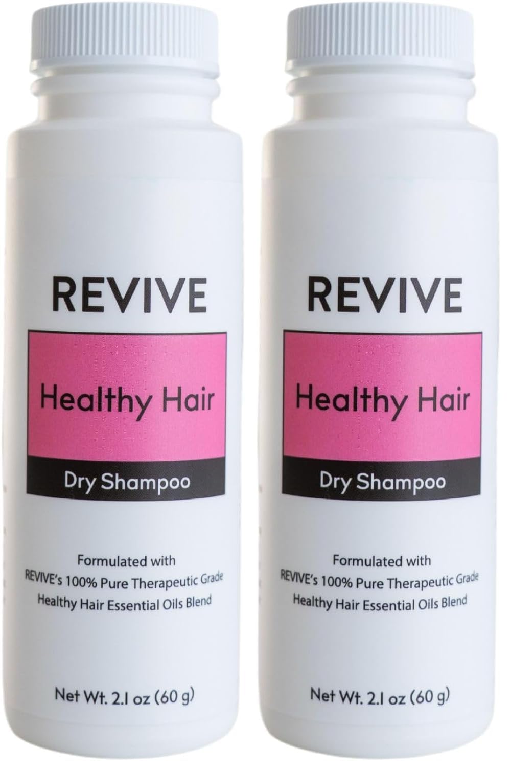 REVIVEEO Dry Shampoo Powder – Rosemary Scent, Absorbs Oil, No Residue (Pack of 2)