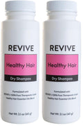 REVIVEEO Dry Shampoo Powder – Rosemary Scent, Absorbs Oil, No Residue (Pack of 2)