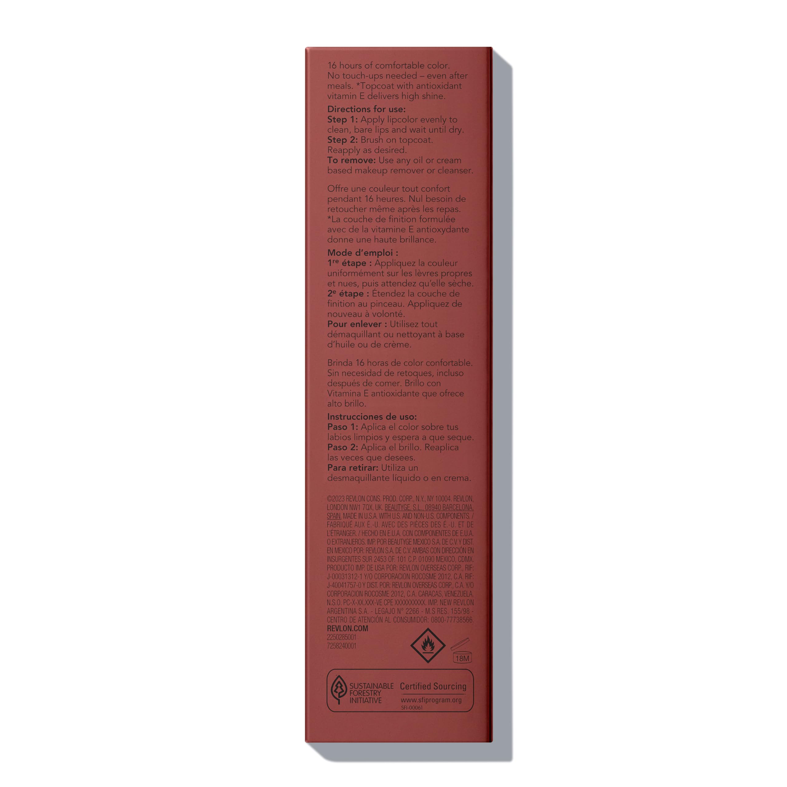 Revlon ColorStay Overtime Lipcolor + Clear Gloss in 340 Eternally Tan
