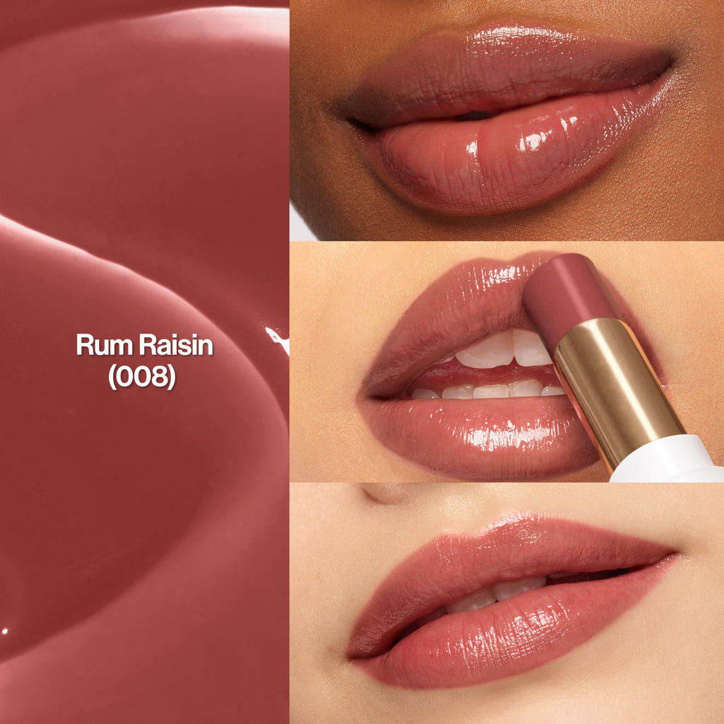 REVLON Super Lustrous Glass Shine Balm Gift Set — 3-Piece Hydrating Lip Color (Honey Shine, Rum Raisin, Girly Swirly)