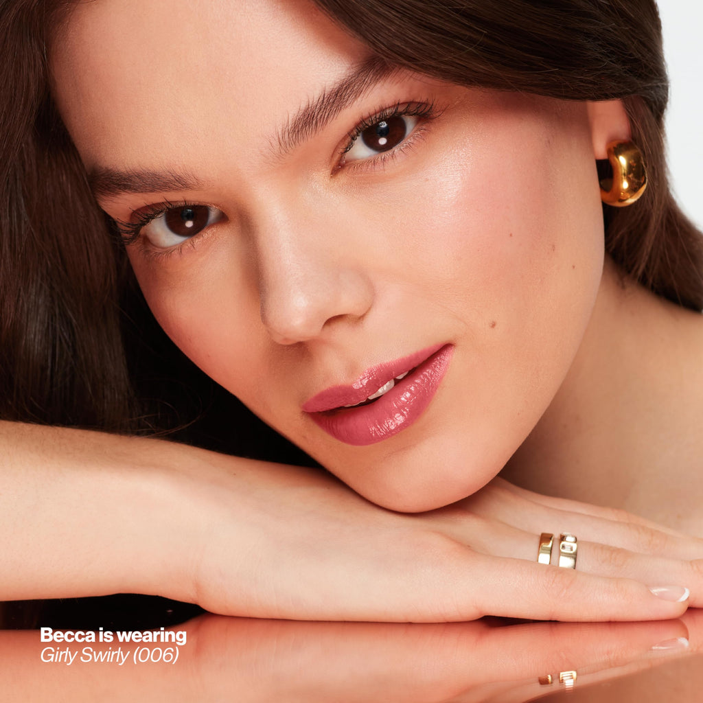 REVLON Super Lustrous Glass Shine Balm Gift Set — 3-Piece Hydrating Lip Color (Honey Shine, Rum Raisin, Girly Swirly)