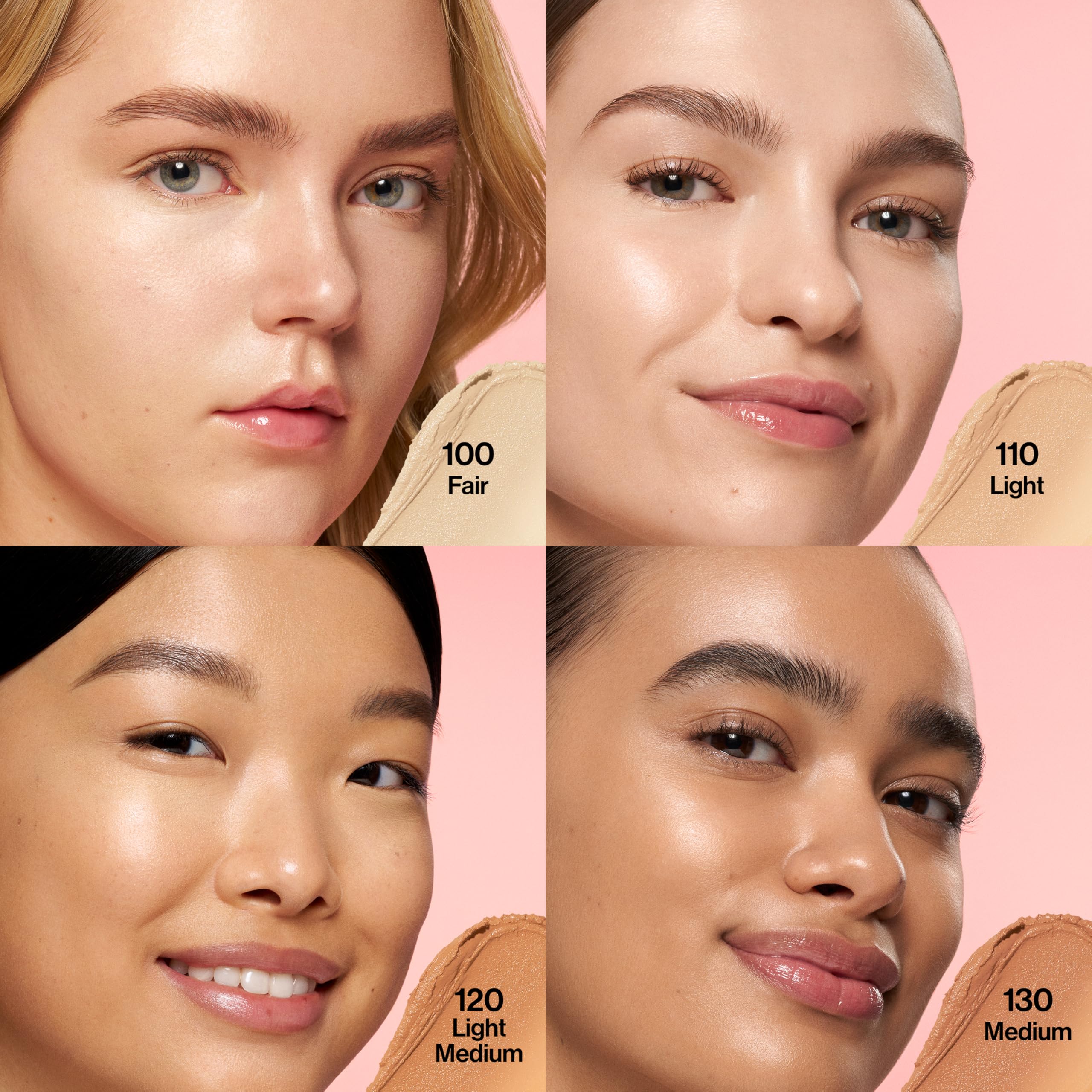 Revlon Glimmer Tinted Moisturizer Stick — Lightweight, Hydrating Glow Foundation (100) | 0.31 oz