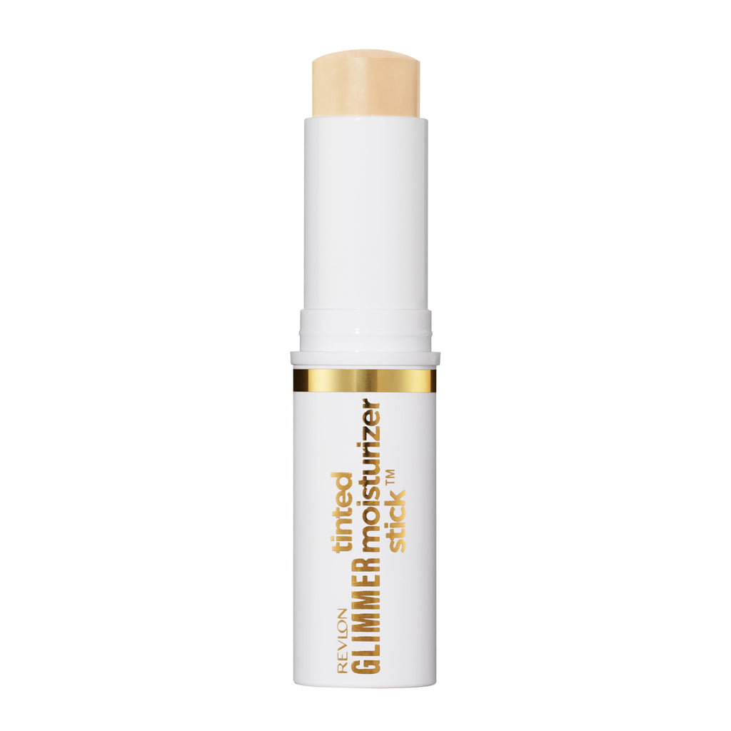 Revlon Glimmer Tinted Moisturizer Stick — Lightweight, Hydrating Glow Foundation (100) | 0.31 oz