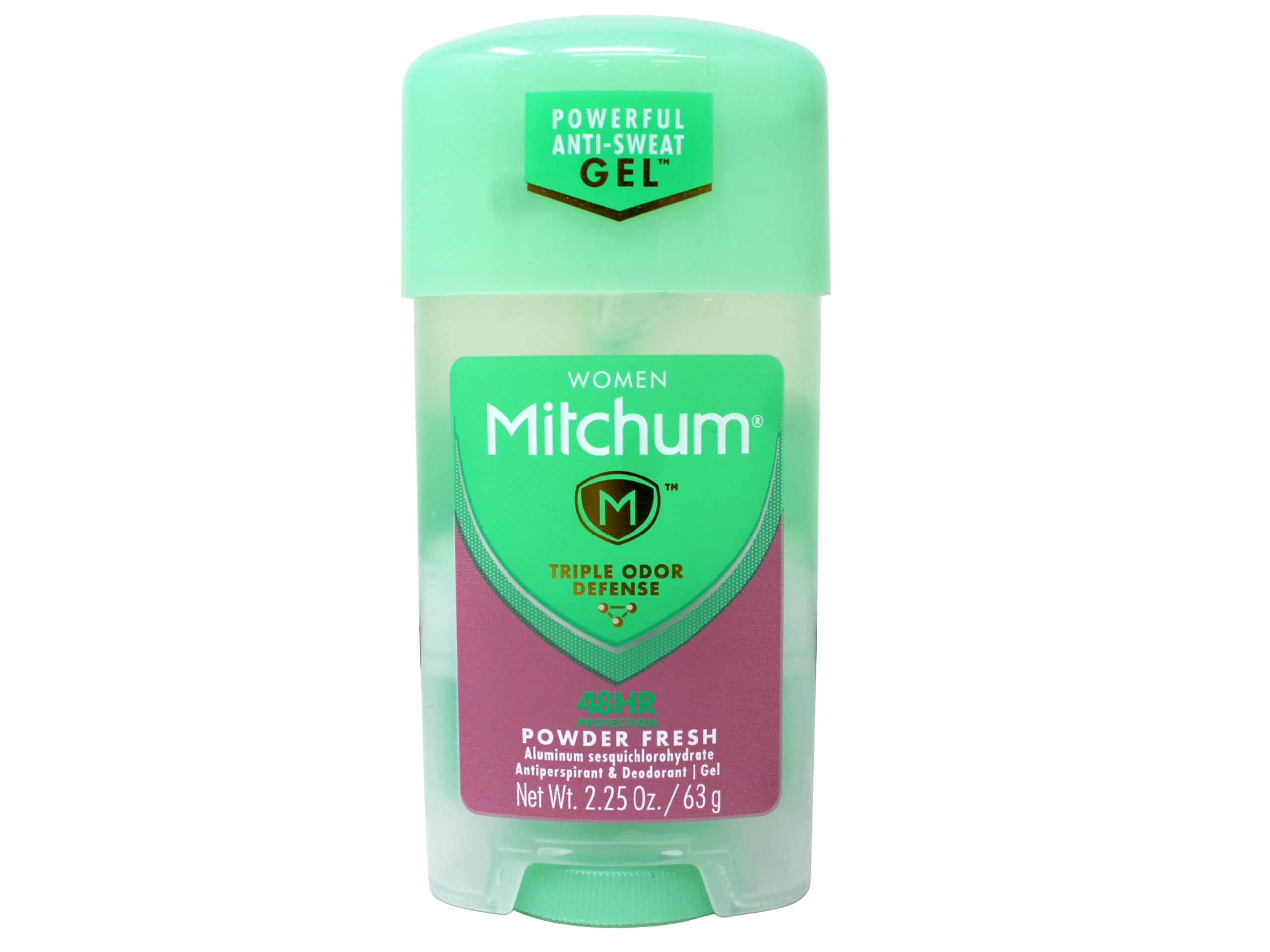 REVLON Mitchum Gel Anti-Perspirant Deodorant – Powder Fresh, 5 Pack | Triple Odor Defense & 48-Hour Protection