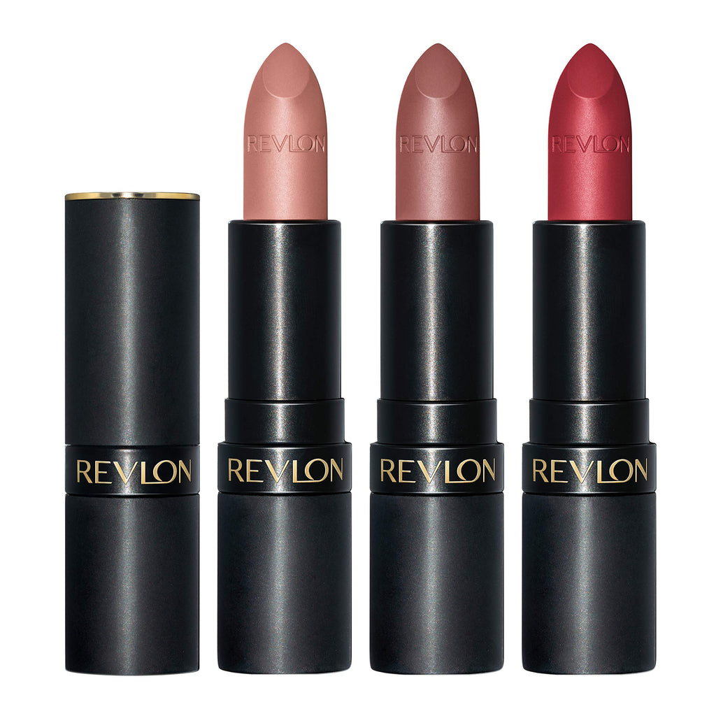Revlon Super Lustrous 3-Piece Matte Lipstick Gift Set – Pick Me Up, Shameless, Show Off
