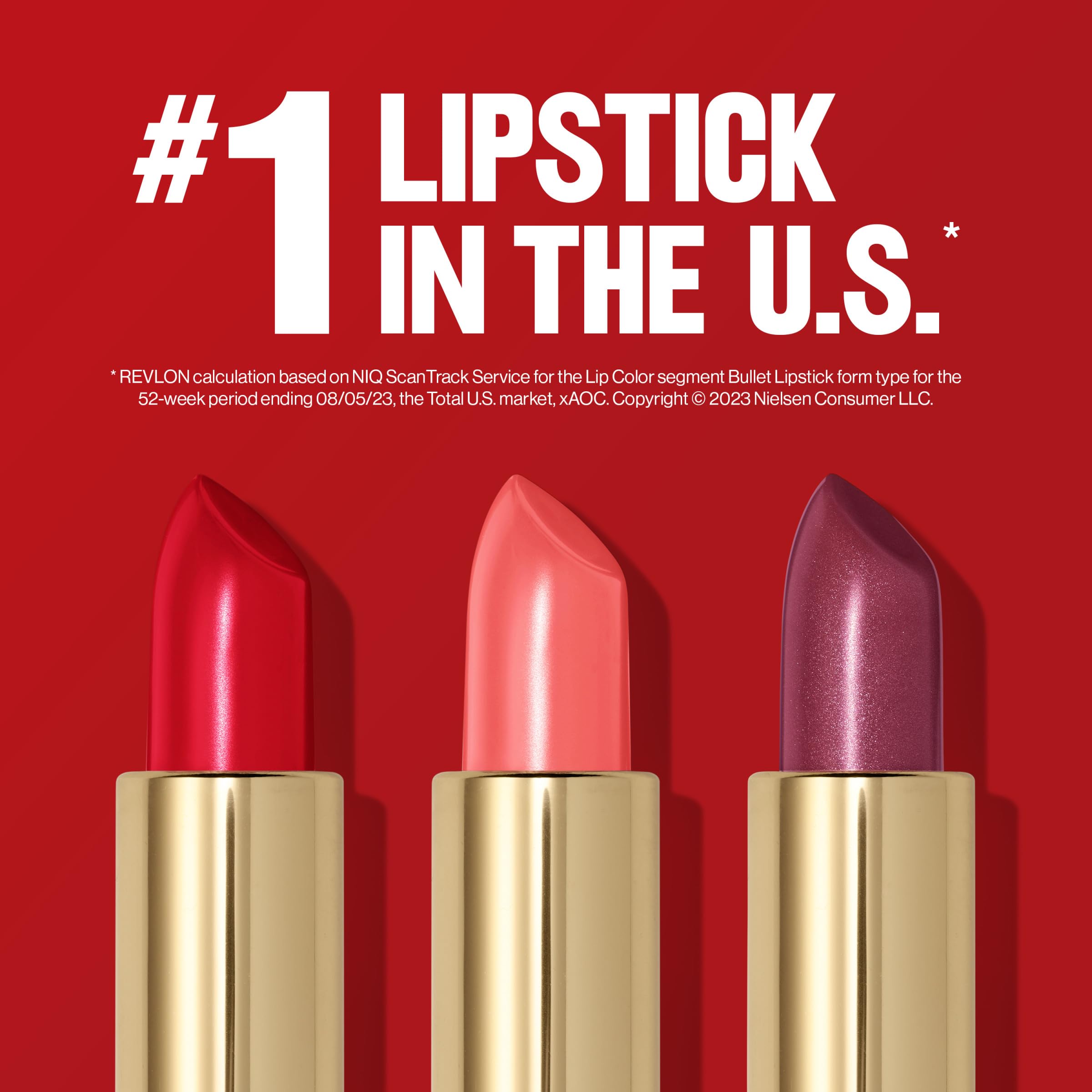 REVLON Super Lustrous Lipstick Gift Set — 5 Creamy Shades