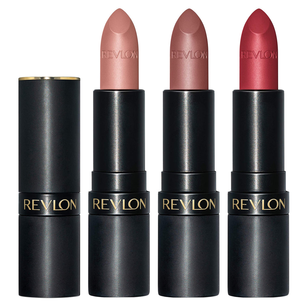 Revlon Super Lustrous 3-Piece Matte Lipstick Gift Set – Pick Me Up, Shameless, Show Off