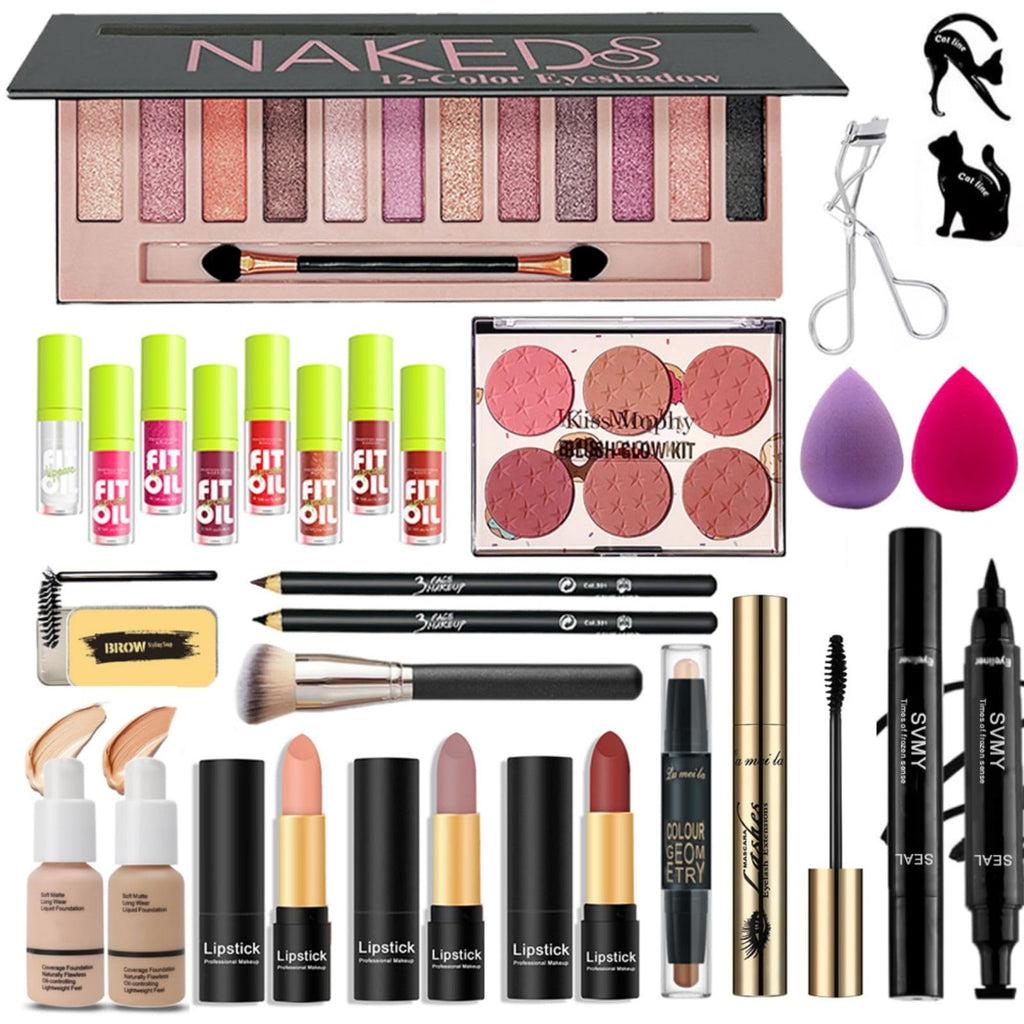 RevoNext 28-Piece All-in-One Makeup Kit – Beginner Friendly Set for Women