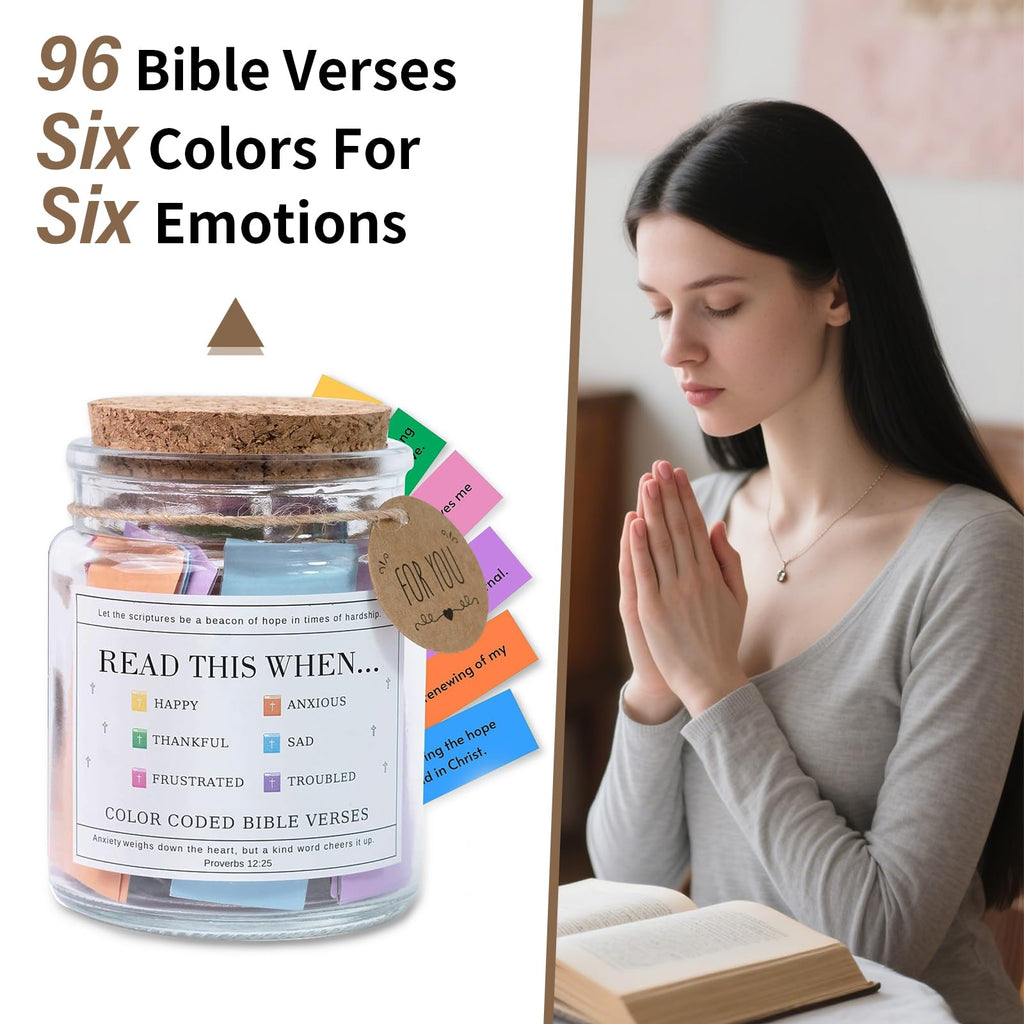 RevoNext Christian Gifts for Women | Faithful Gift Set with Bible Verse Jar, Tumbler & More