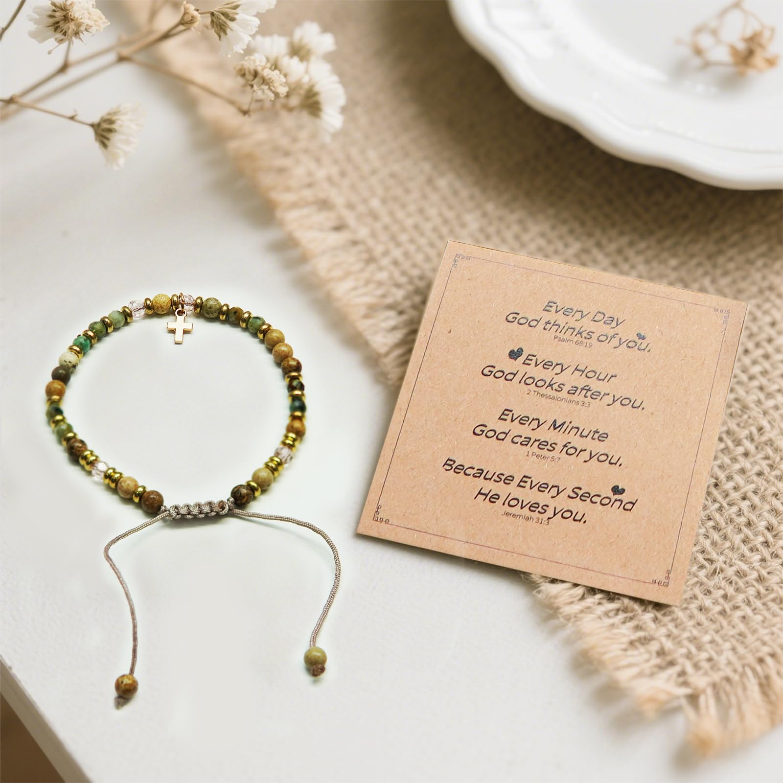 RevoNext Christian Gifts for Women | Faithful Gift Set with Bible Verse Jar, Tumbler & More