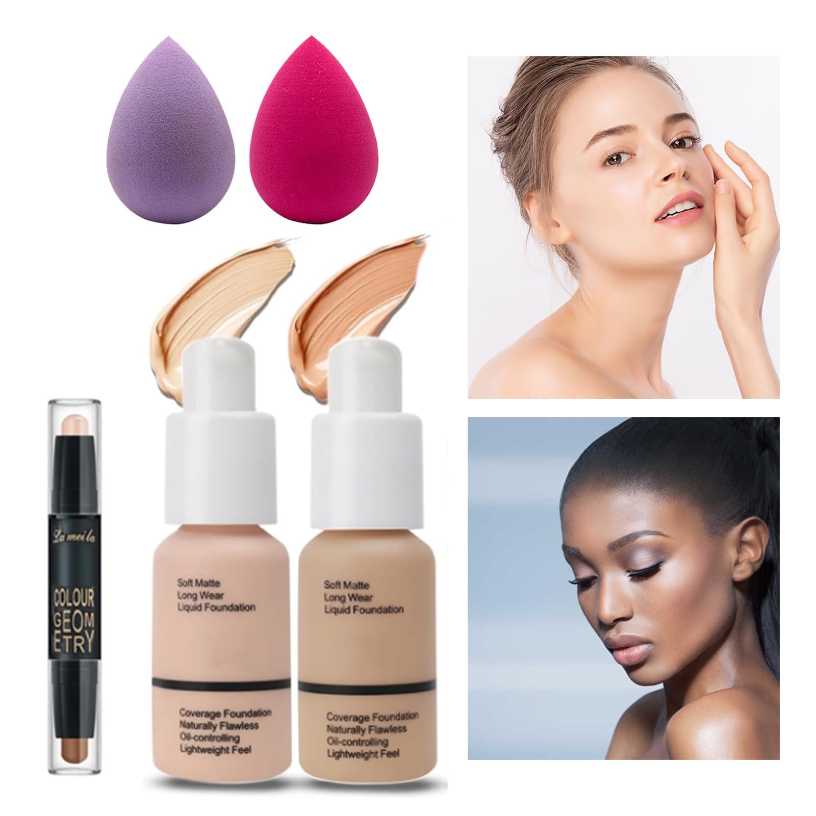 RevoNext 28-Piece All-in-One Makeup Kit – Beginner Friendly Set for Women