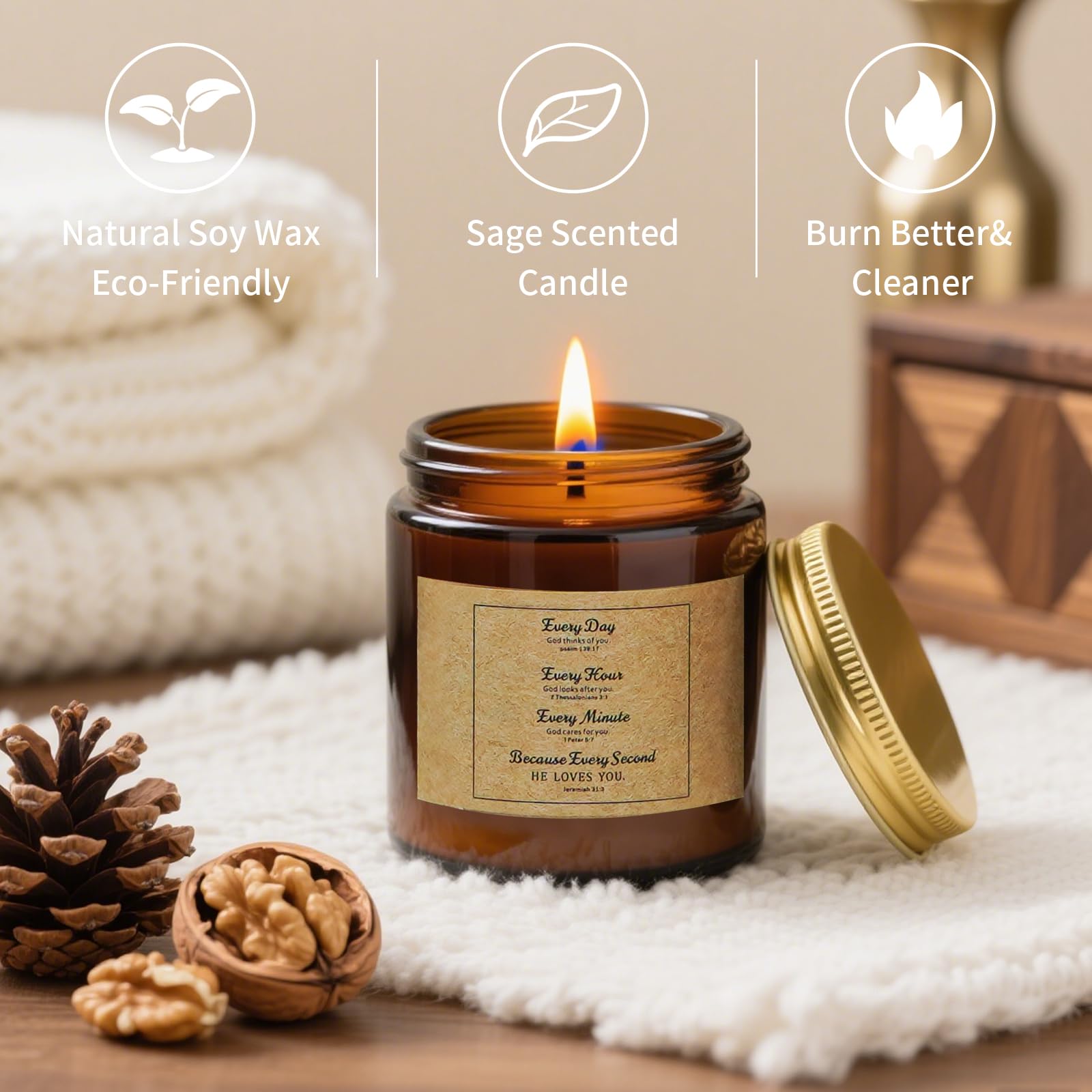 RevoNext Christian Gifts for Women | Faithful Gift Set with Bible Verse Jar, Tumbler & More