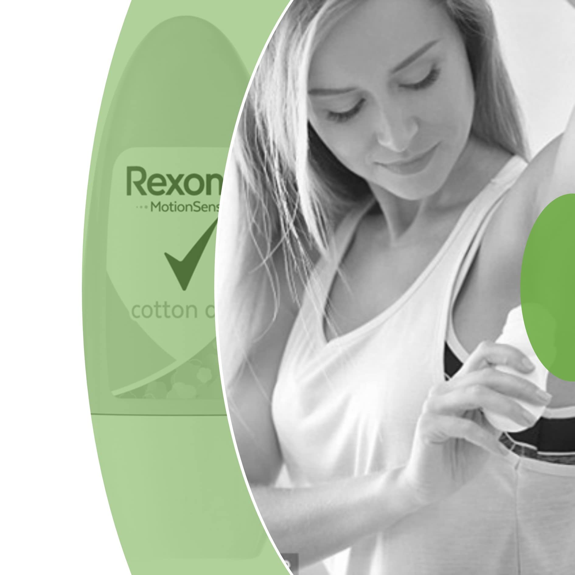 Rexona Women Cotton Dry Roll-On — Ultra-Dry Protection with Motionsense