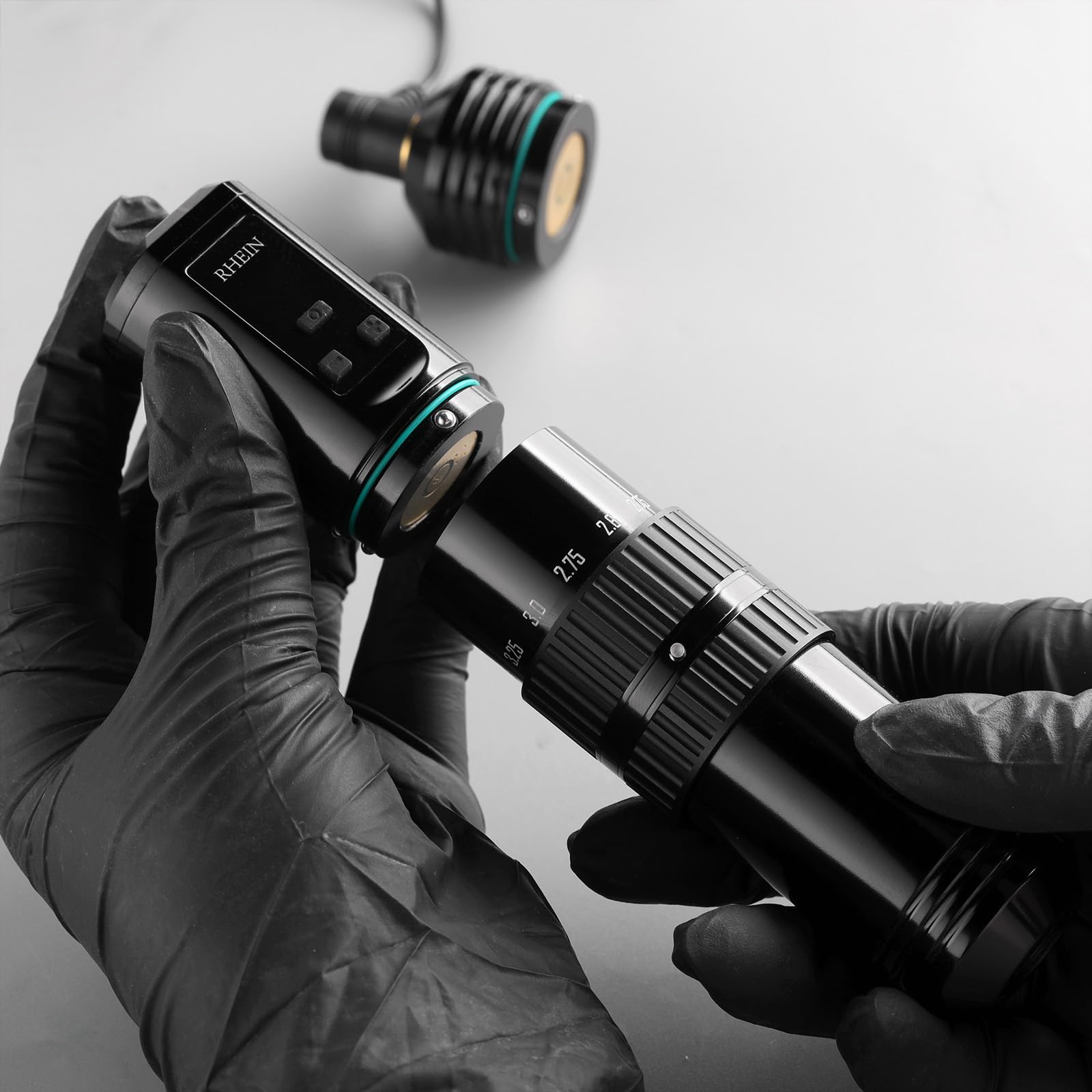 RHEIN RNE40KIT-1 Wireless Tattoo Machine Kit – 1400mAh, 7 Stroke Settings, 14 Inks, 20 Cartridges