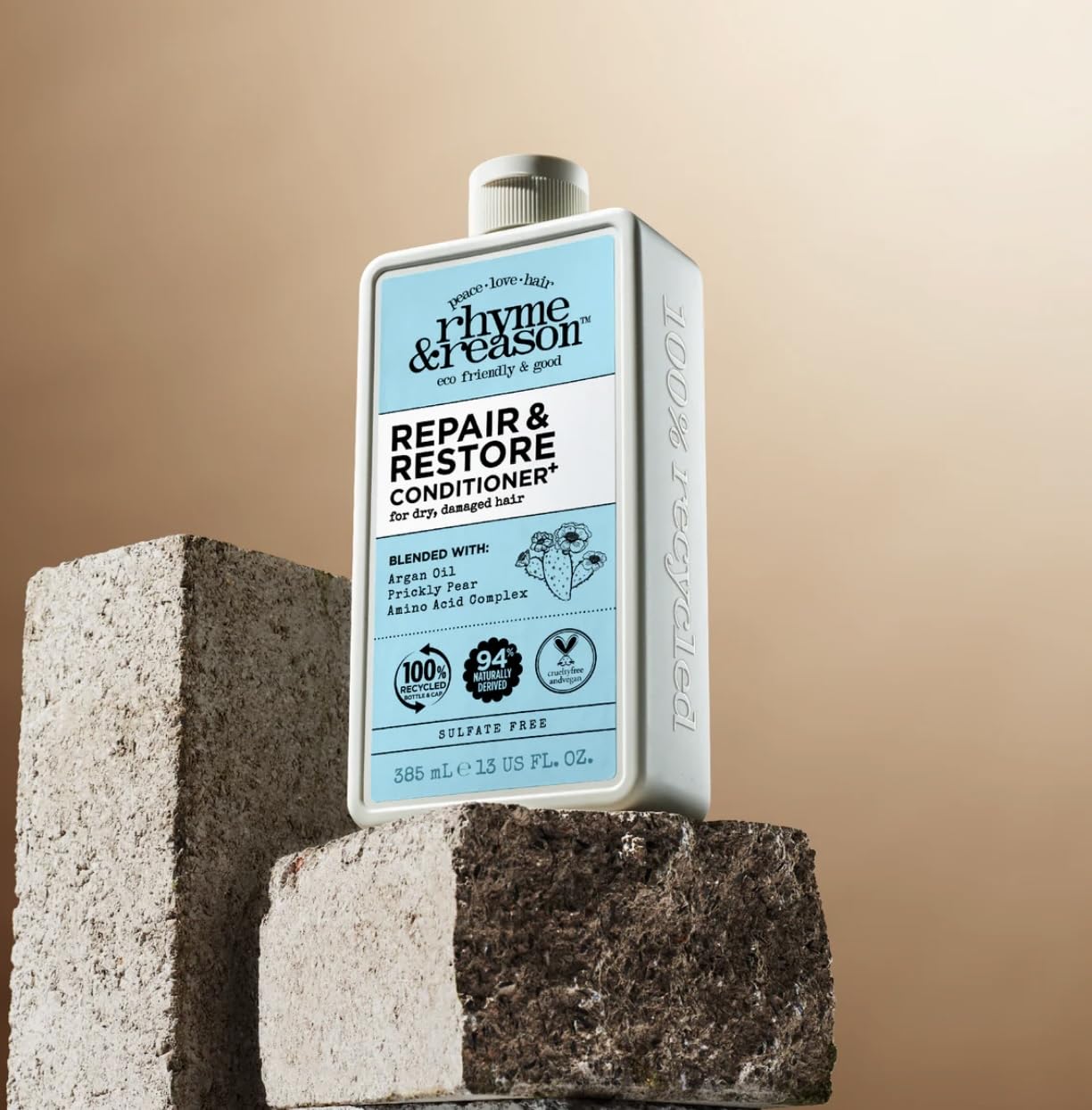 Rhyme & Reason Repair & Restore Shampoo & Conditioner Combo – 13 oz Each | Dry Hair Hydration, Vegan & Cruelty-Free