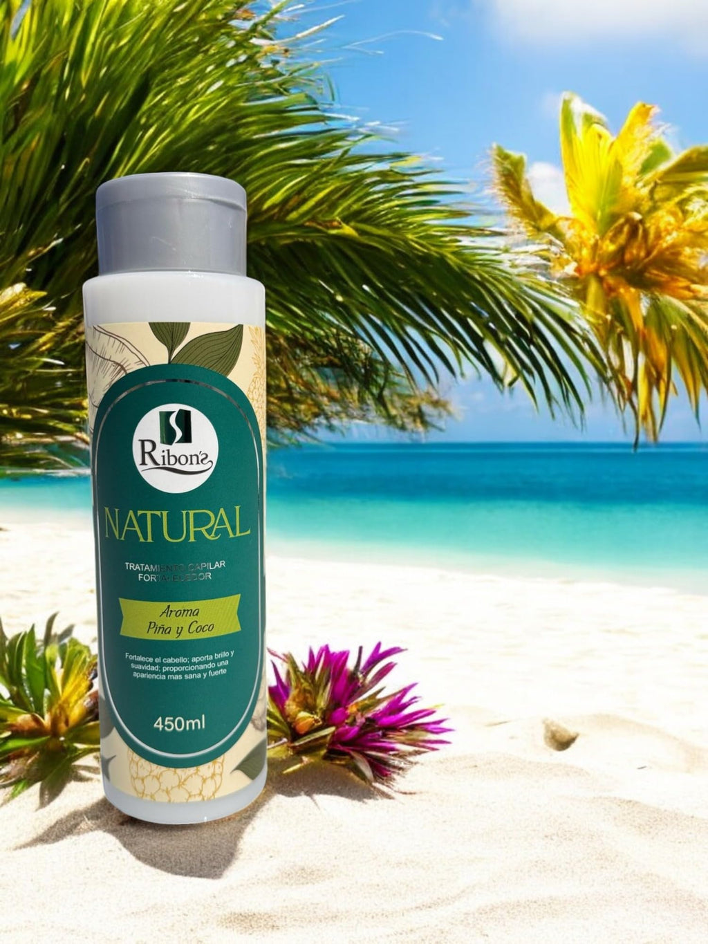 Ribon's Natural Shampoo & Hair Treatment Set – Onion, Rosemary & Aloe for Hair Growth (450ml x 2)