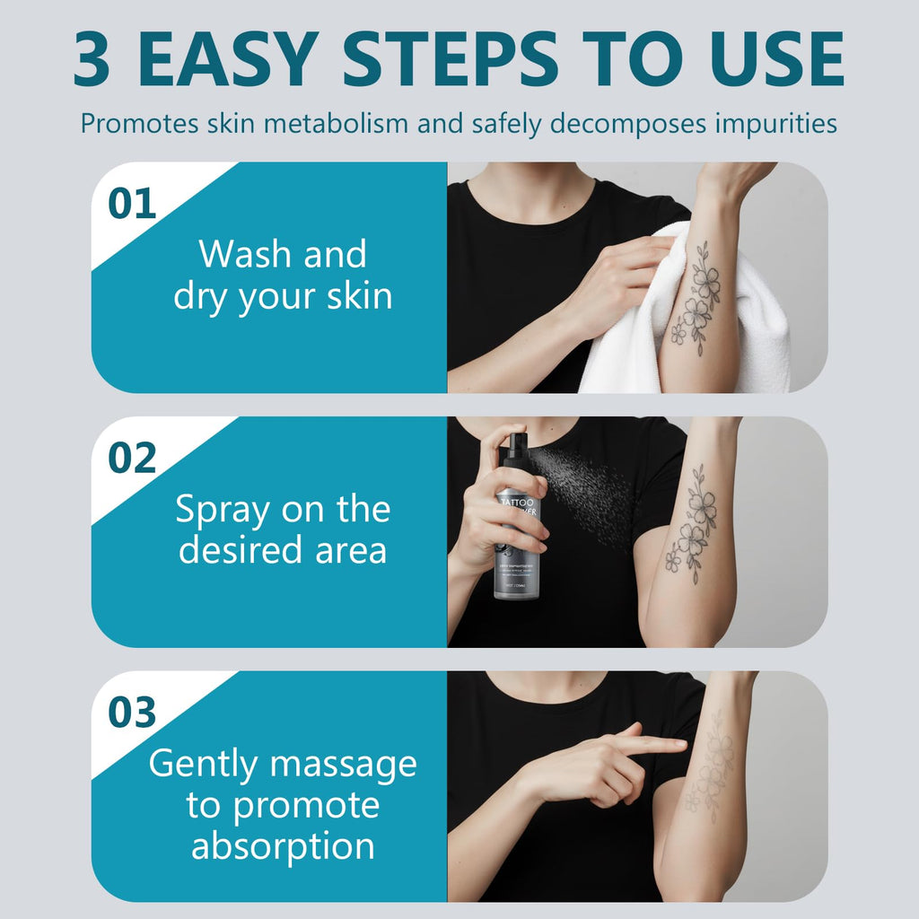 Richie House Tattoo Remover Spray – Natural, Non-Invasive Ink Fading