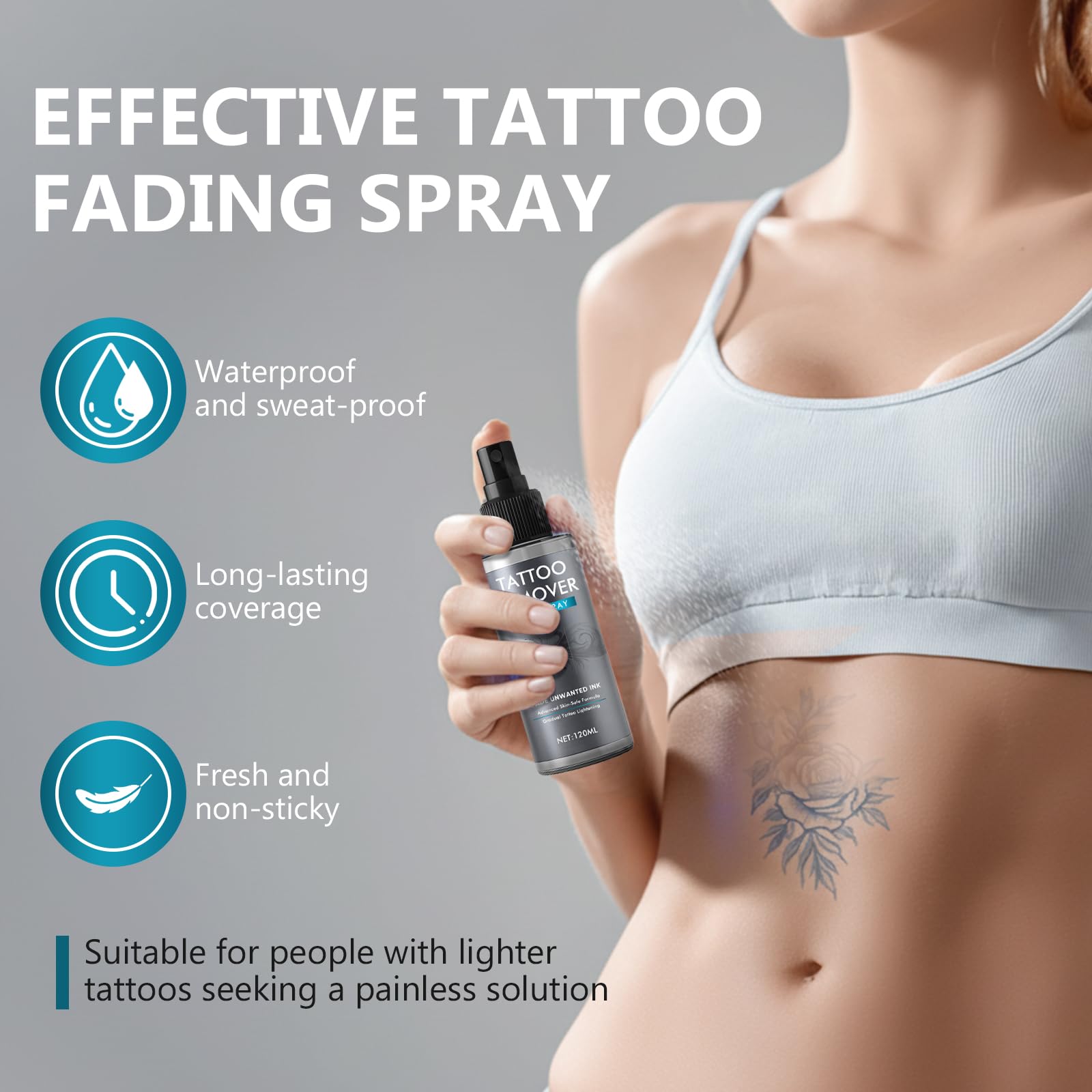 Richie House Tattoo Remover Spray – Natural, Non-Invasive Ink Fading