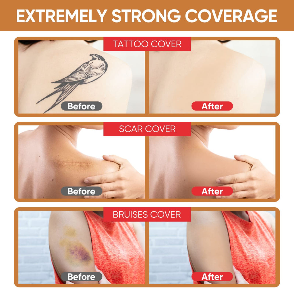 Tattoo Cover Up Tape - Invisible Waterproof & Breathable Concealer for Tattoos, Scars, Birthmarks | Richie House