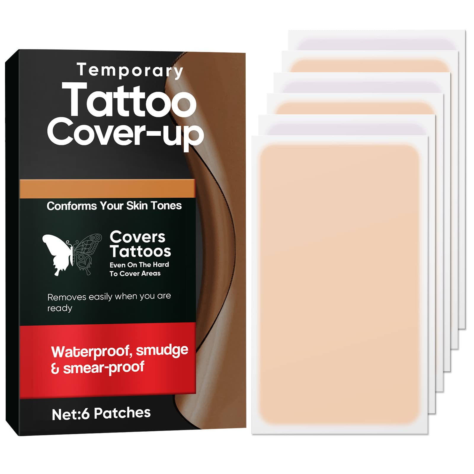 Tattoo Cover Up Tape - Invisible Waterproof & Breathable Concealer for Tattoos, Scars, Birthmarks | Richie House