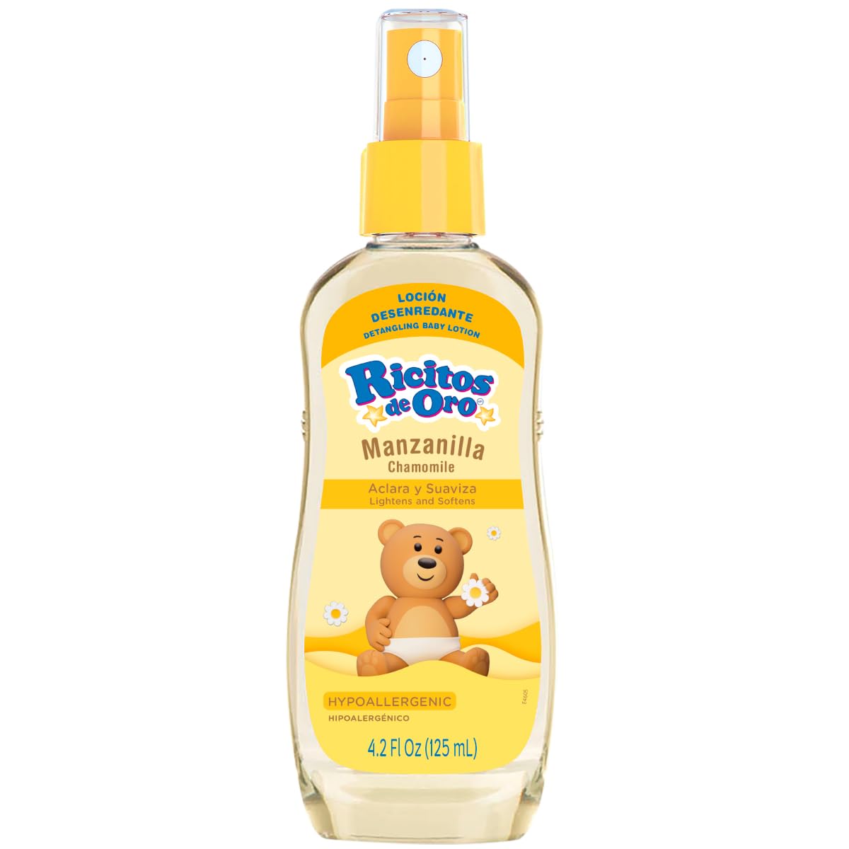 Ricitos de Oro Chamomile Clarifying Lotion – Blonde Hair Tone Enhancer, 125 ml | Alcohol-Free, Hypoallergenic