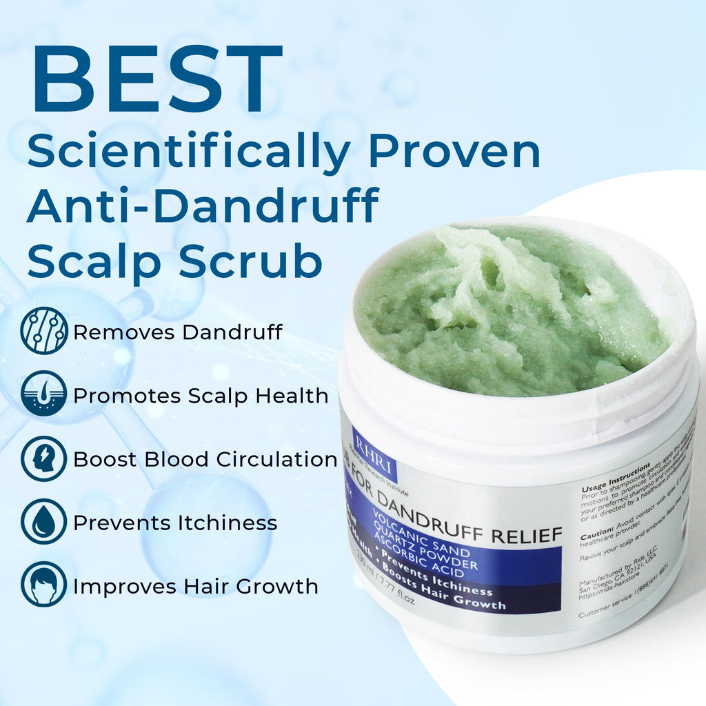 Anti Dandruff Scalp Scrub for Men & Women | Tea Tree Oil & DHT